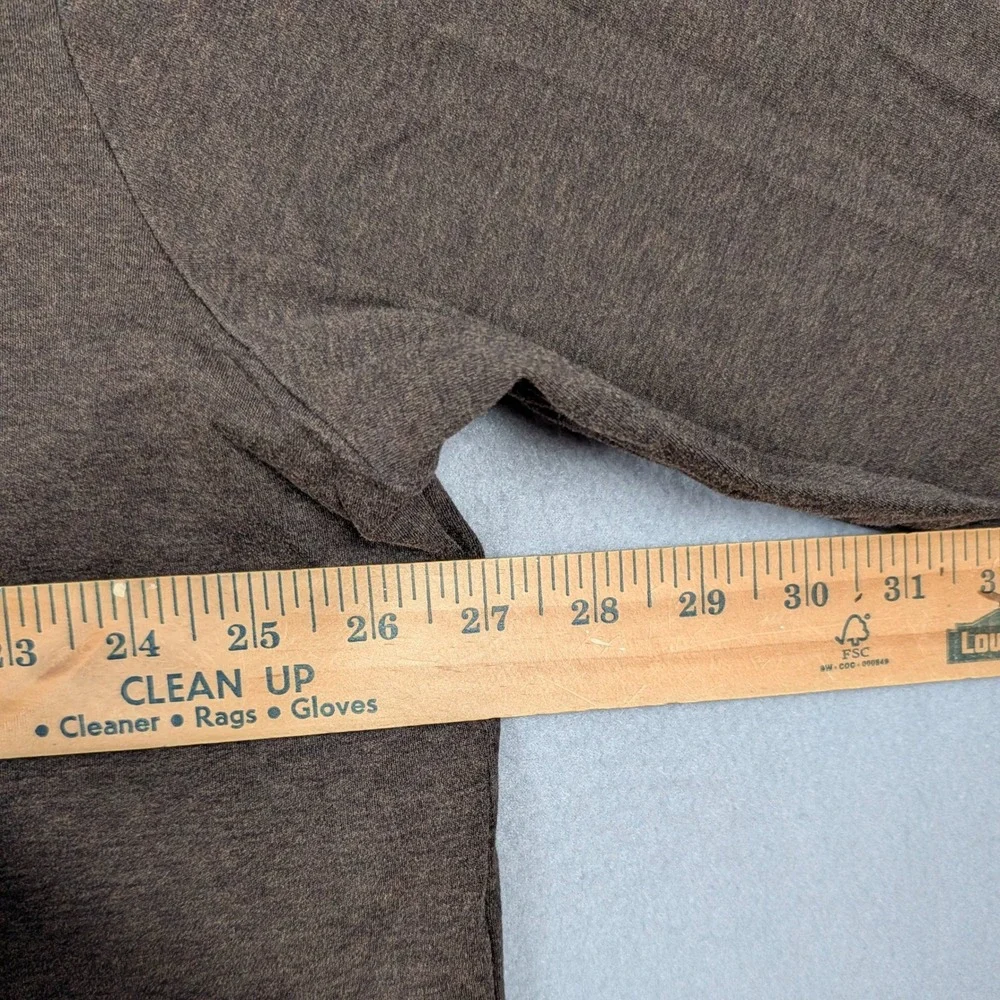Polo Ralph Lauren Polo Shirt Mens 2XB Brown Long Sleeve Cotton Flesh Pony